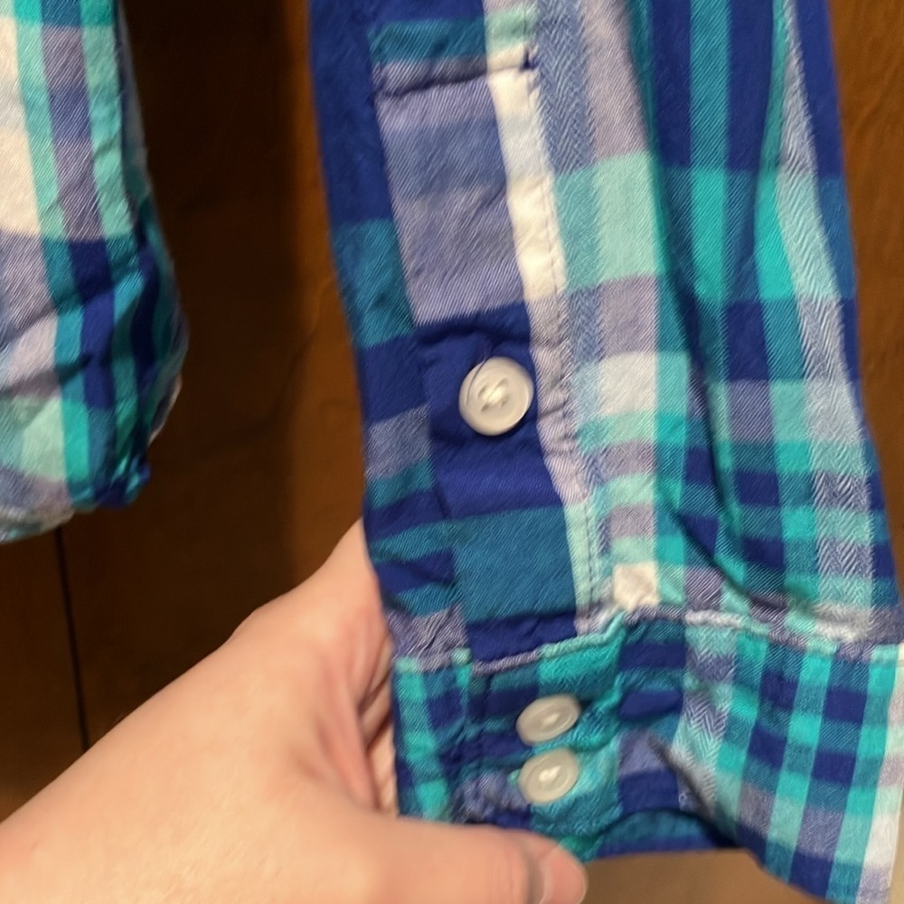 SO Plaid Long Sleeved Shirt Large NEW NWOT - Picture 4 of 7